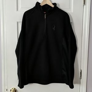 Spyder 1/4 Zip Men Core Sweater Black XL